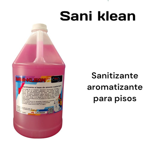 1 GALON Sani Klean sanitizante aromatizante para piso LOC:D12