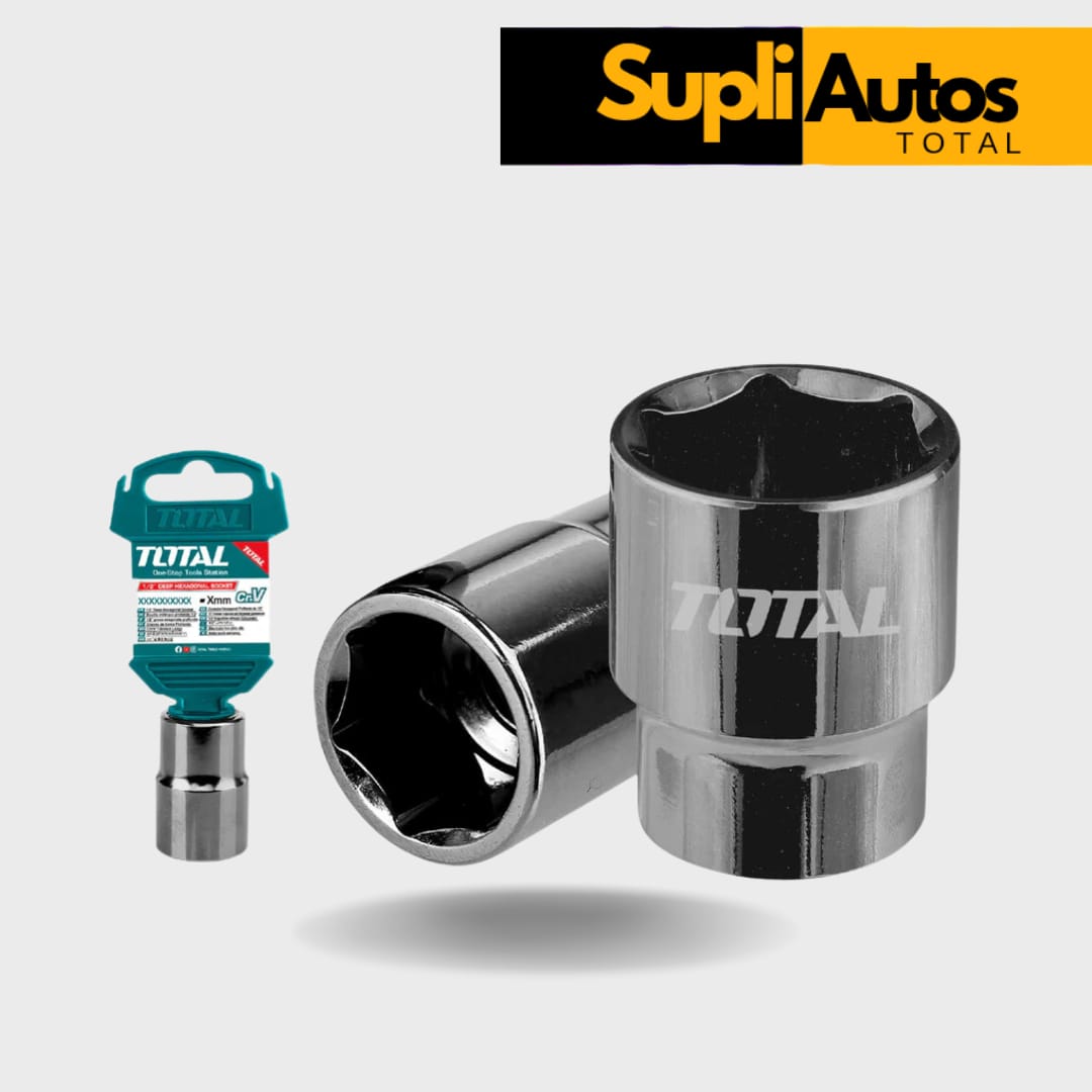 Sockets 1/2" Hexagonales. Material 50BV30 De Alta Dureza.