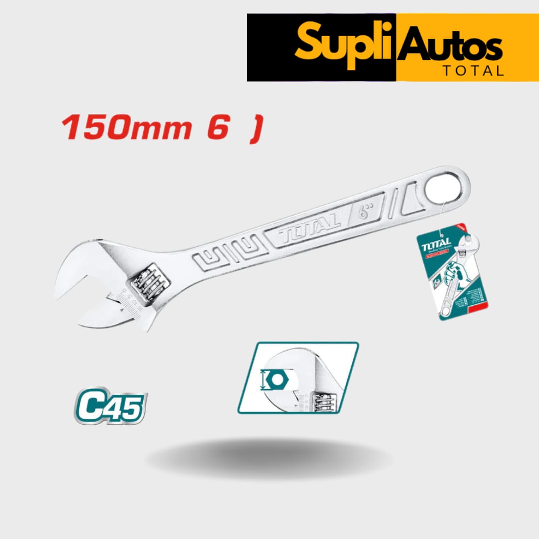 Llaves Ajustables Medida.: 150mm(6") - 0-19.2mm THT101063 LOC:D1