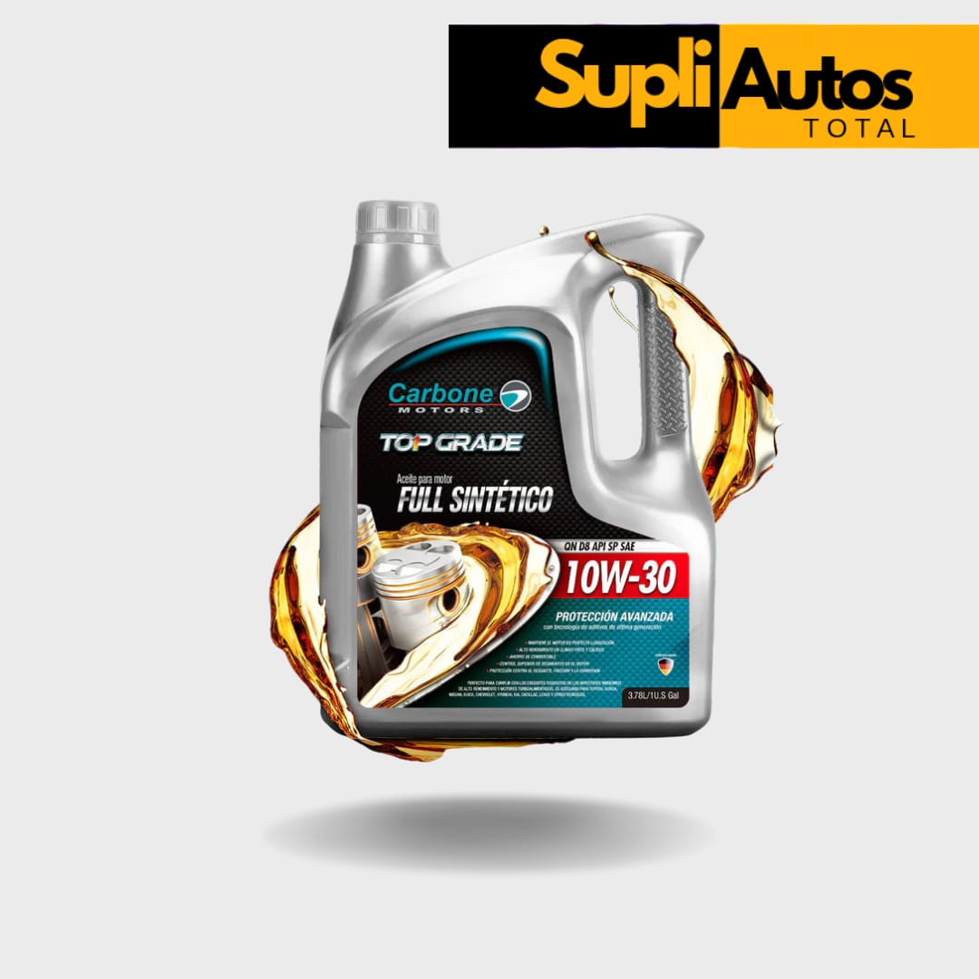 ACEITE DE MOTOR 10W-30 API SP SAE QN D8 FULL SINTETICO PARA MOTORES GASOLINA ( 1 GALON ) CAR-X106 LOC:A16-E1