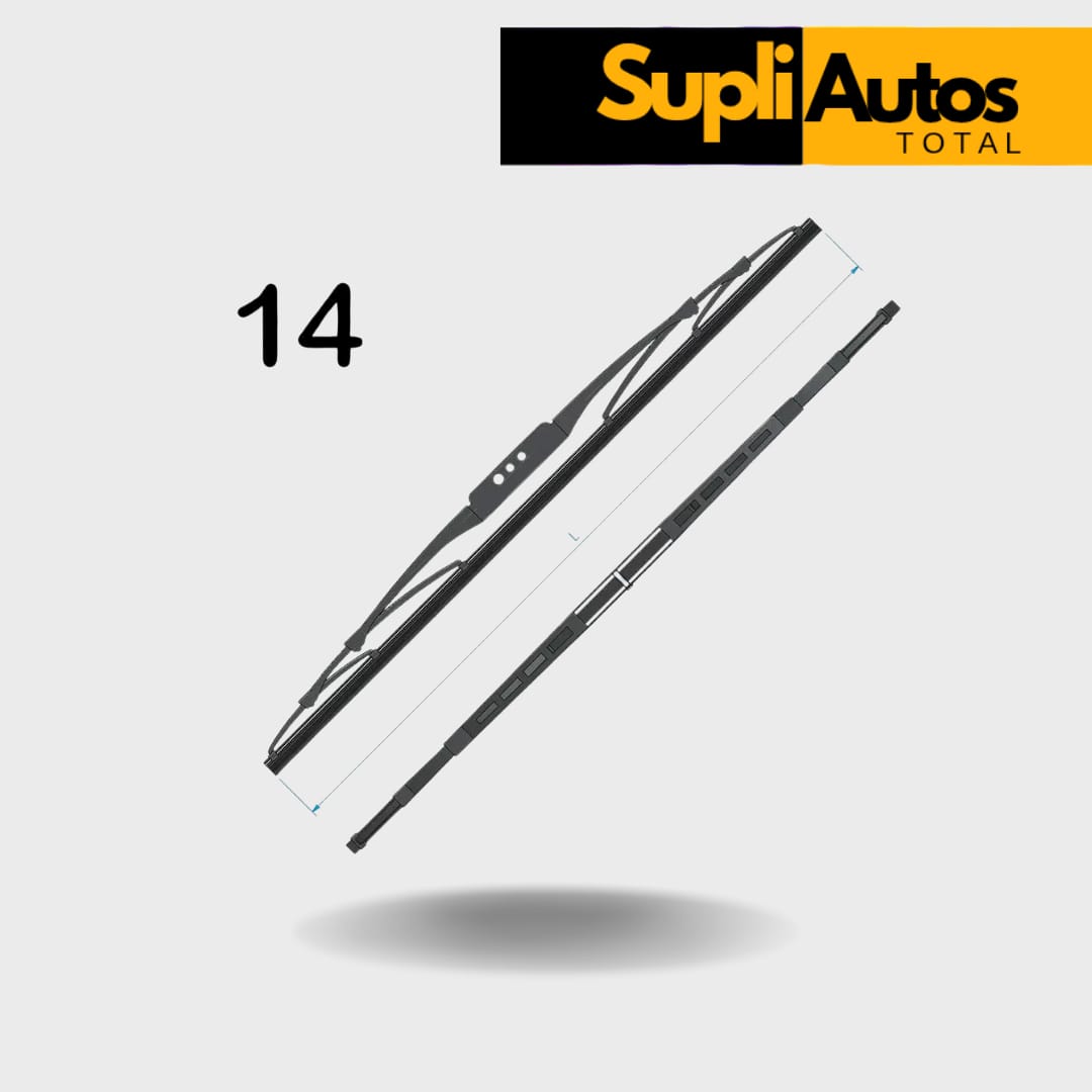 14 ESCOBILLA LIMPIARABRISAS  -CO PILOTO , -Modelo Picanto - SMARTFLEX FLAT WIPER 14 WB5587 LOC:E9