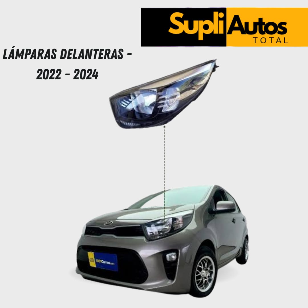 Lampara (luz) delantera IZQUIERDA PICANTO 2017 hasta el 2024 (FARO, LUCES, LAMPARAS, FOCO) - DELANTERA H - SA0003