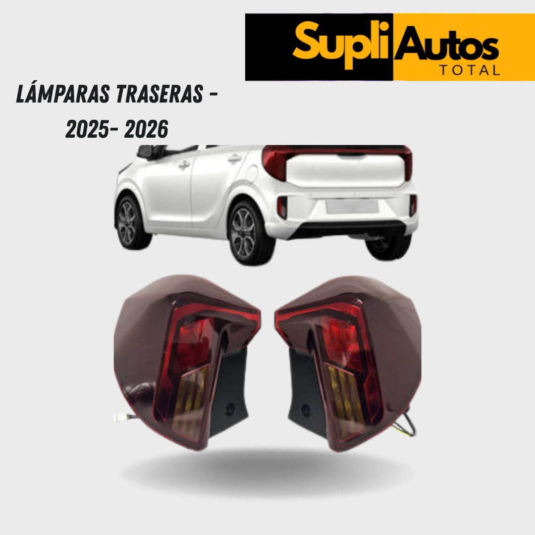 Lampara KIA PICANTO Trasera DERECHA a partir de modelo 2024 en adelante (FARO, LUCES, LAMPARAS, FOCO) - SA0005 (Copia)