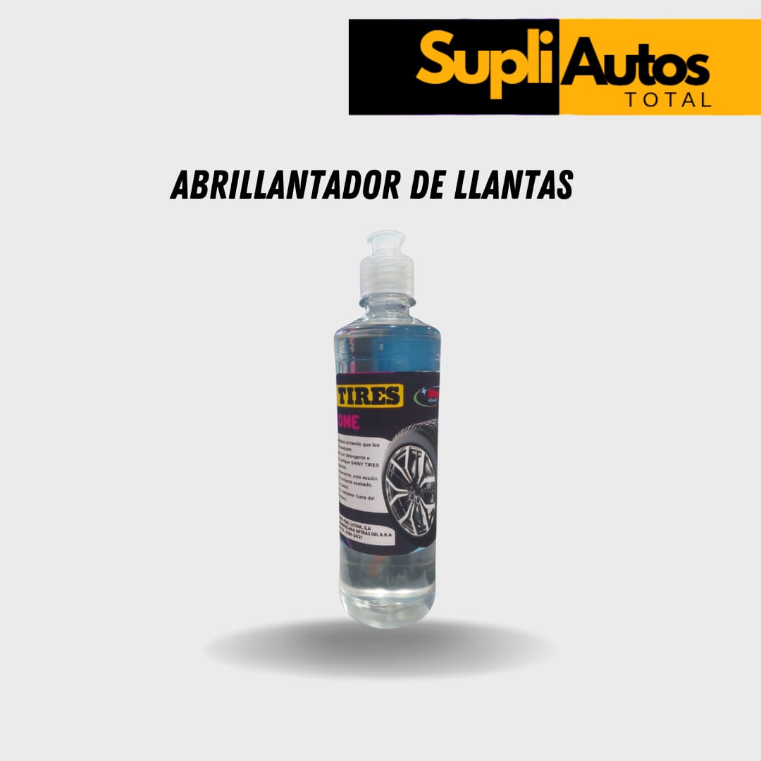 SHYNY tires 870ml. Abrillantador de llantas 16 oz LOC:F8