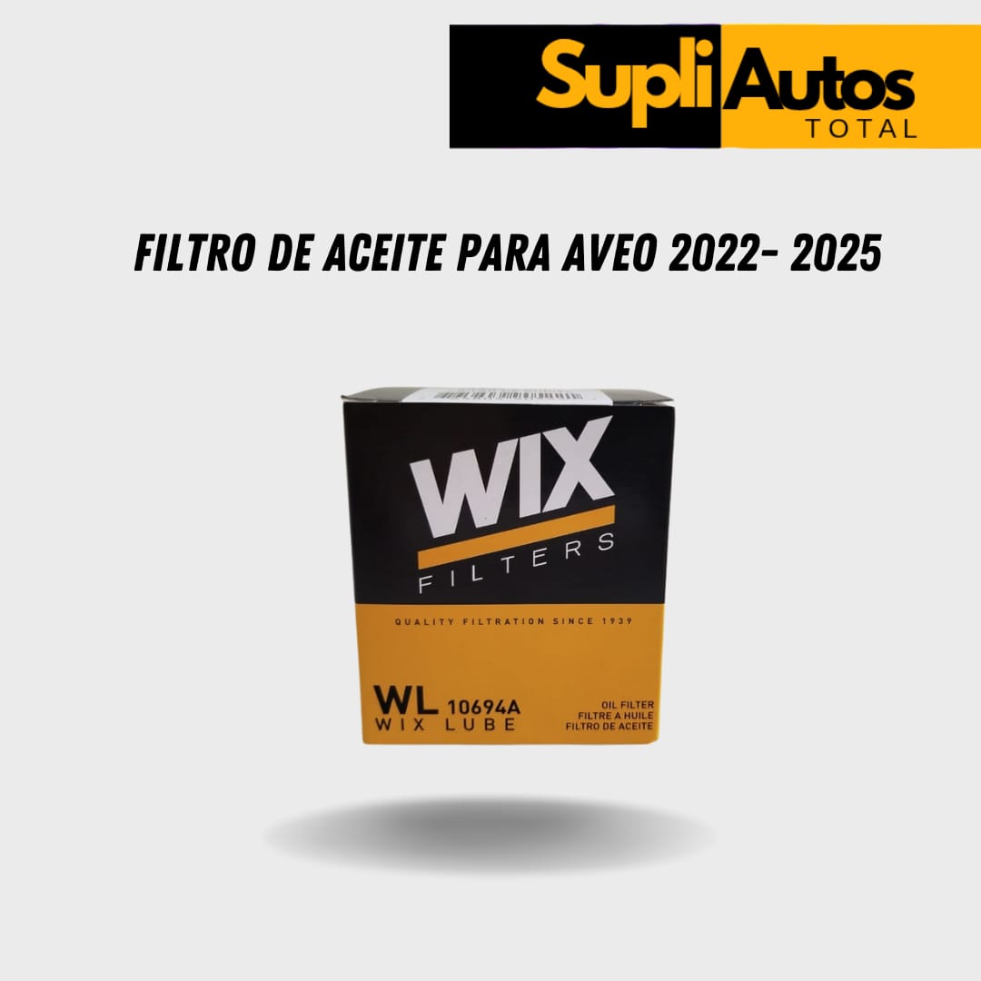Filtro aceite CHEVROLET aveo  - cod WL10694A alta calidad LOC-D22